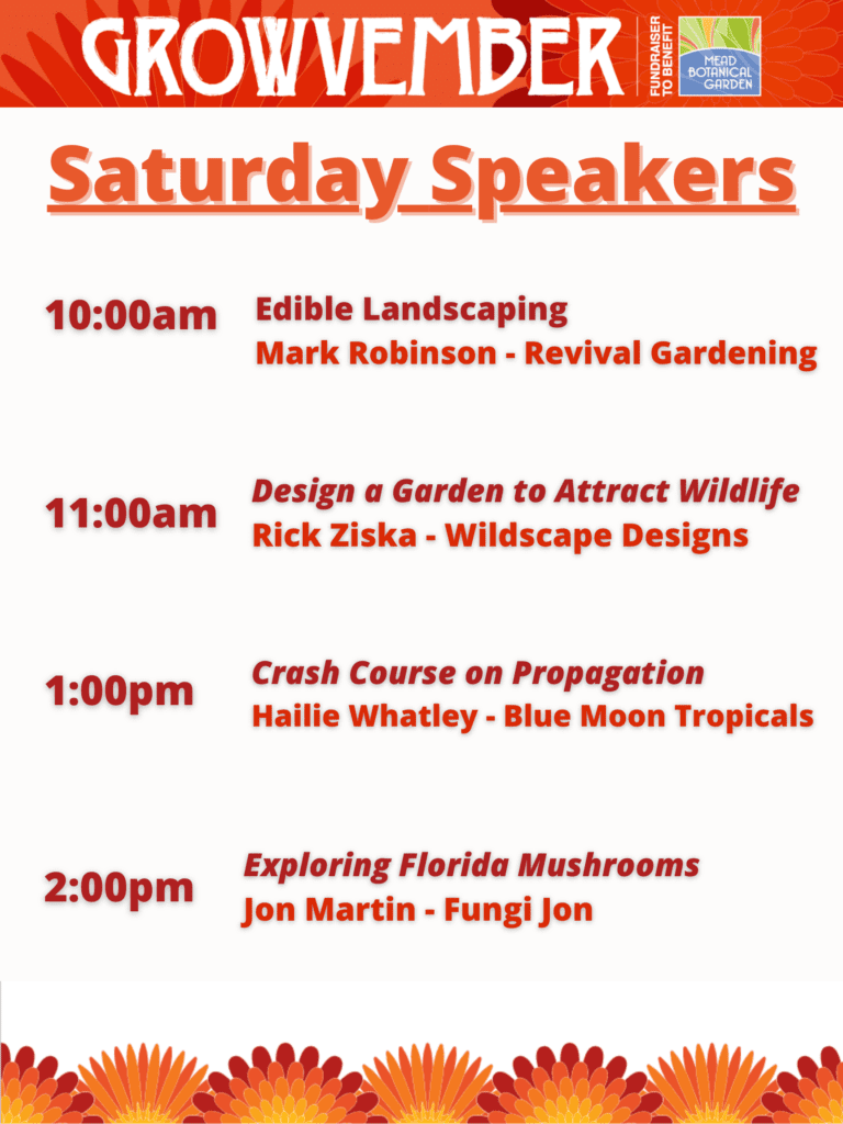 2024 growvember Speaker Schedule